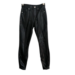 Veronica Beard Debbie Skinny Vegan Leather Pants Sz 24